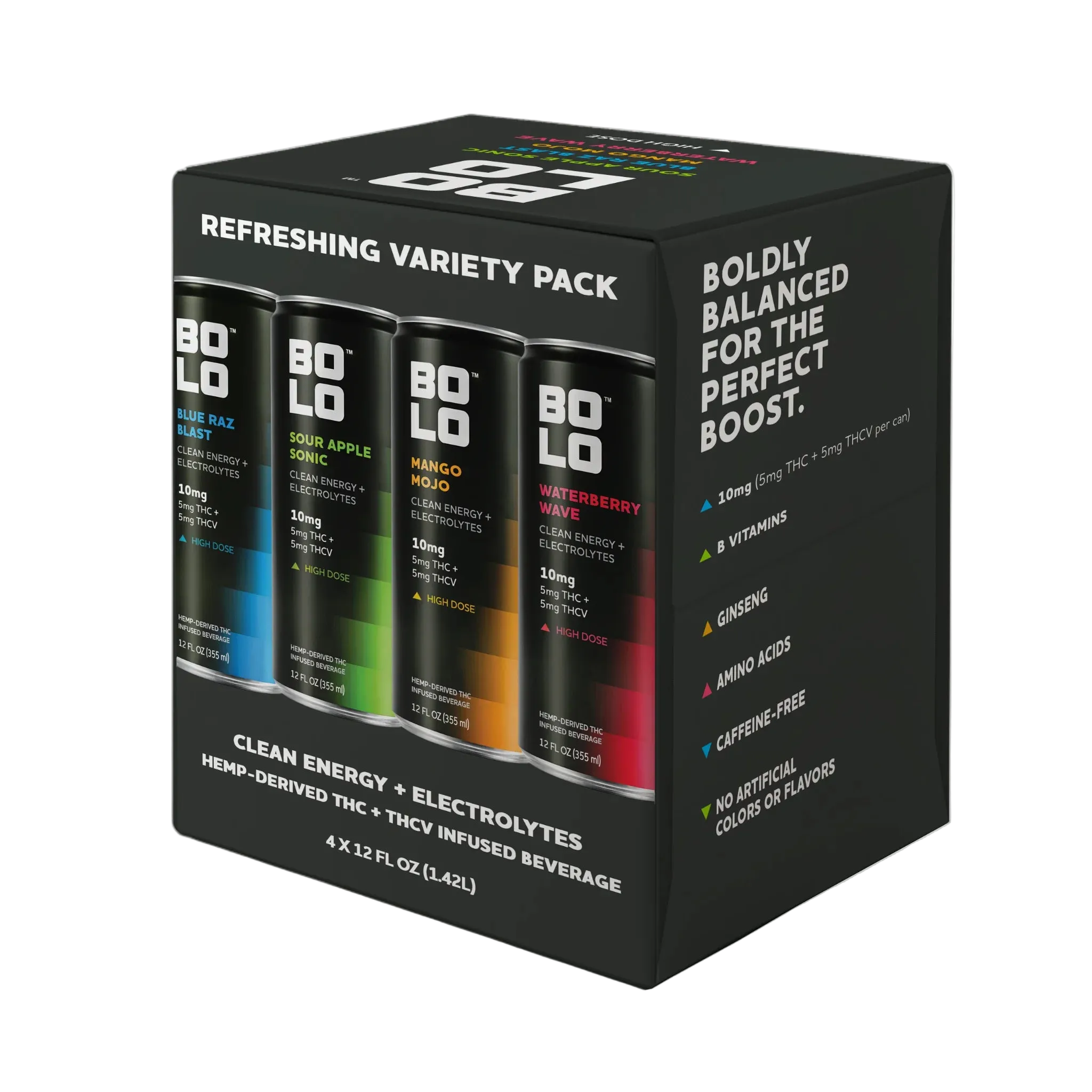 BOLO THC Drink Variety Pack - 10mg – Aspen Green
