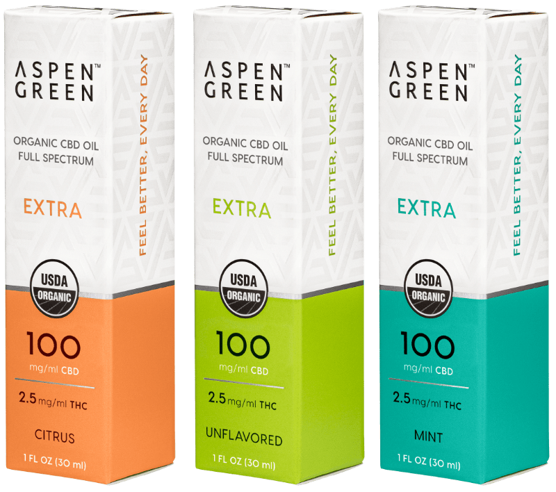 Aspen Green Extra Full Spectrum CBD Oils Aspen Green Extra Full Spectrum CBD Oils