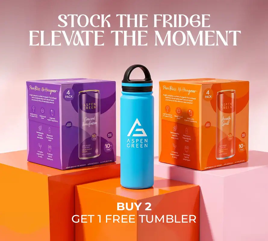 Buy 2 THC Drinks Get 1 Free Tumbler