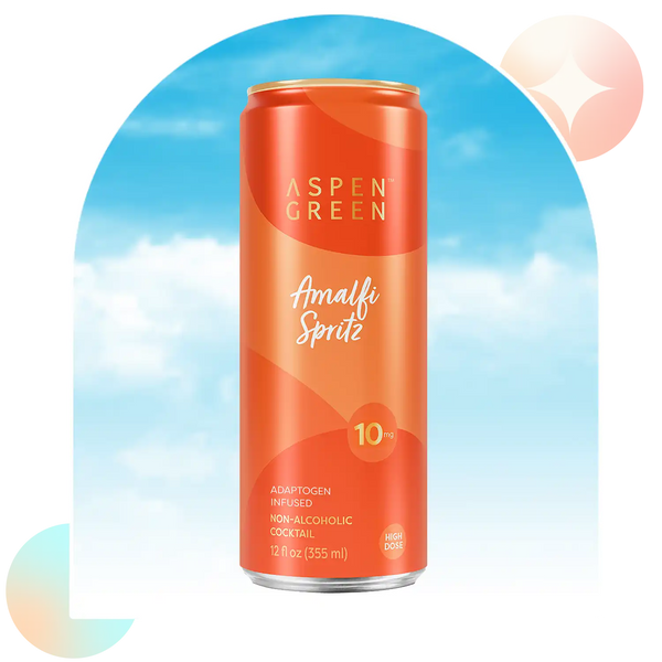 Amalfi Spritz THC Drink (4 Pack) – Aspen Green