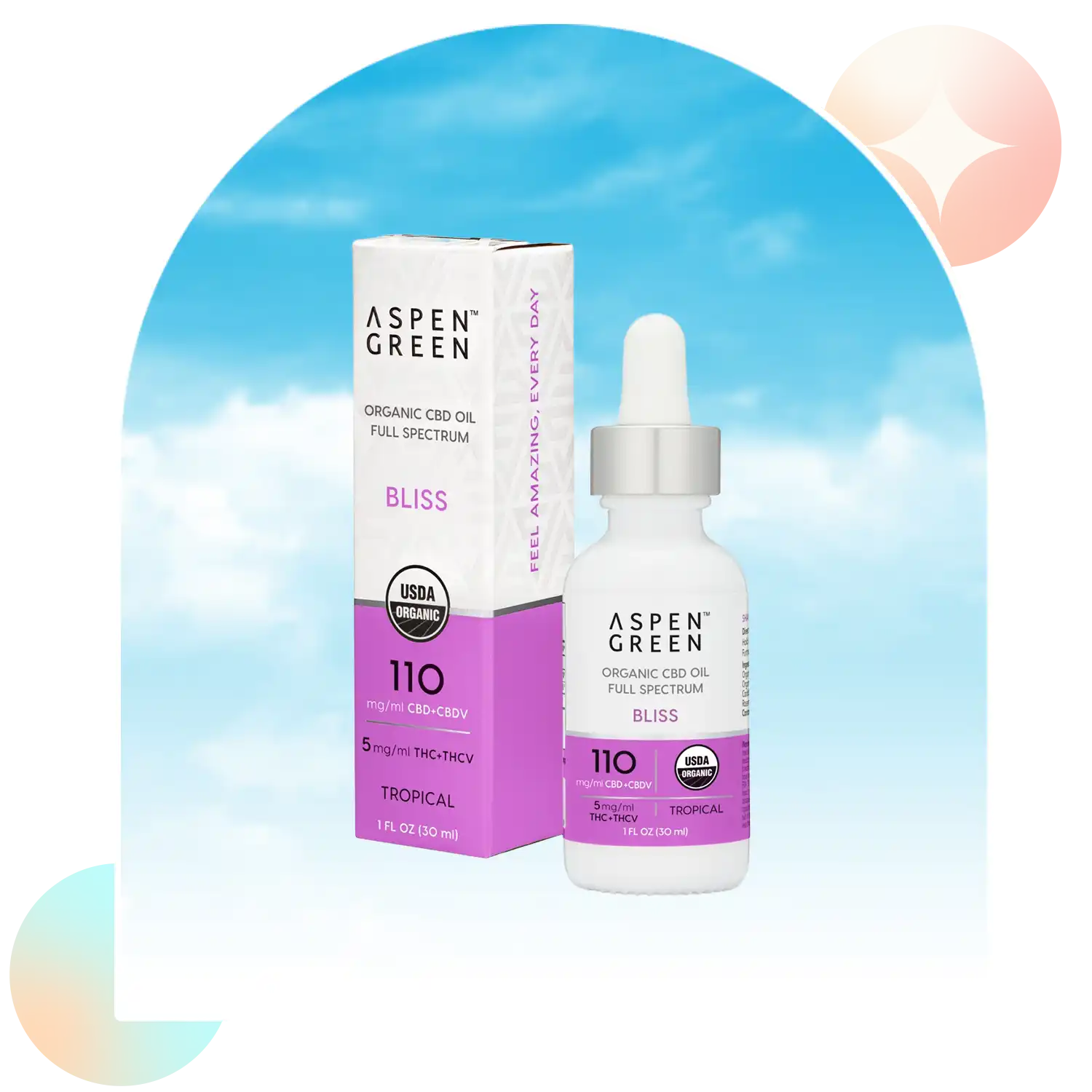 Bliss Organic Full Spectrum CBD Oil