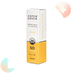 Aspen Green Calm CBD Oil Box - USDA Certified Organic, 50mg/ml CBD, Lemon Flavor