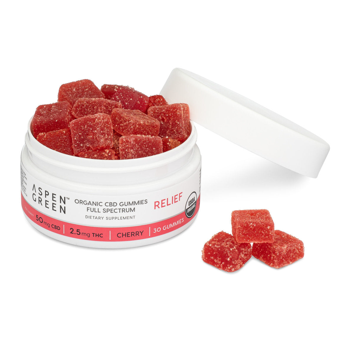 Relief Bundle, CBD Oil & Gummies, Cherry Flavor – Aspen Green