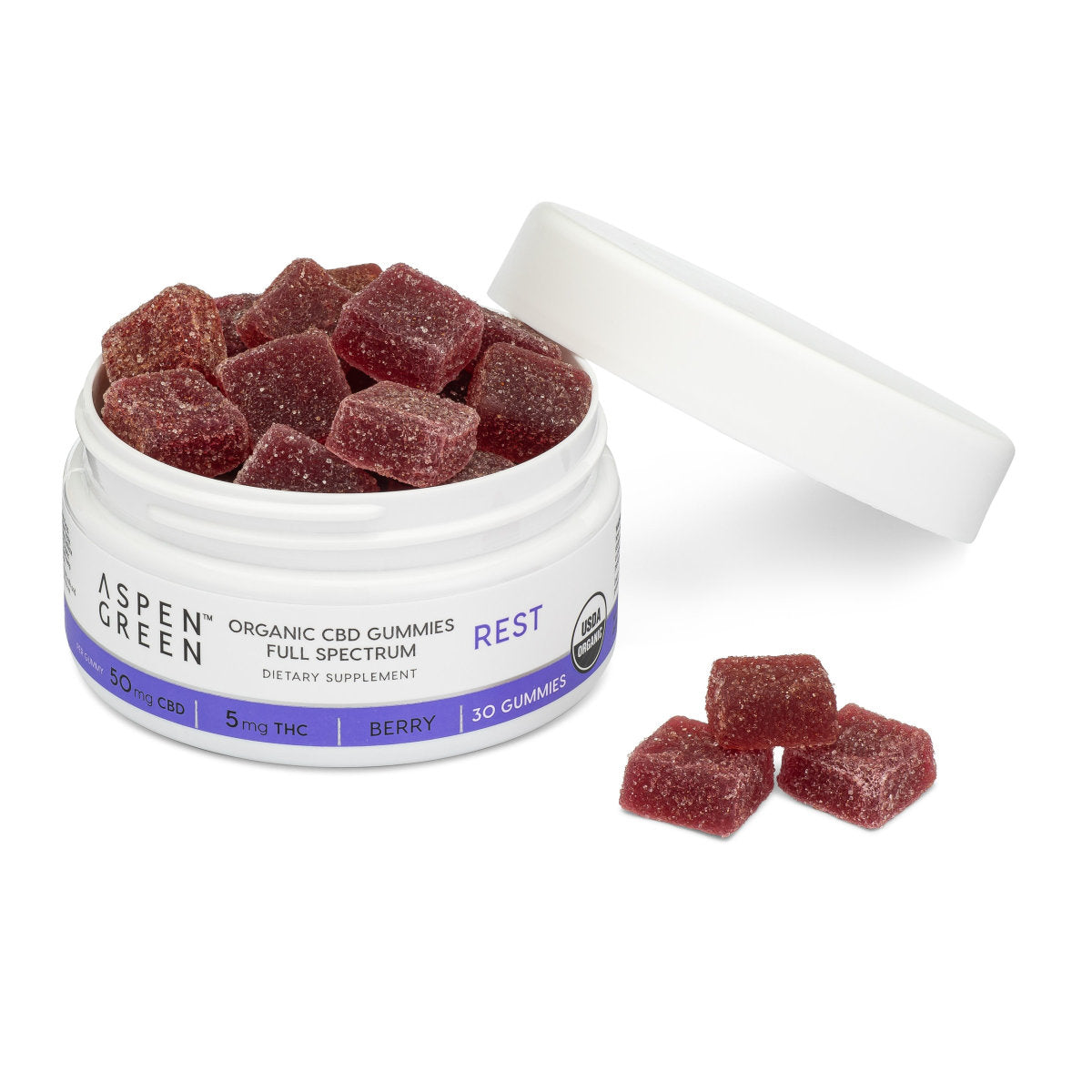 Rest Bundle, CBD Oil & Gummies, Berry Flavor – Aspen Green
