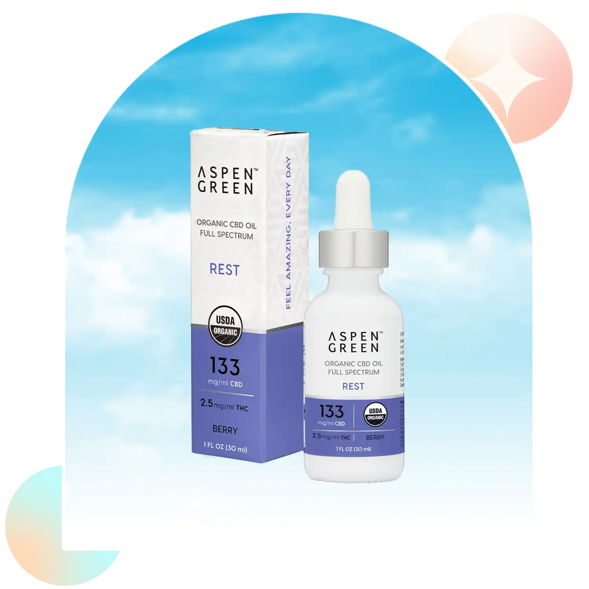 Rest Organic Full Spectrum CBD Oil