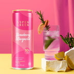 Aspen Green Strawberry Margarita 10mg THC drink lifestyle image