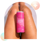 Refreshing Strawberry Margarita 5mg THC drink by Aspen Green on a person’s leg