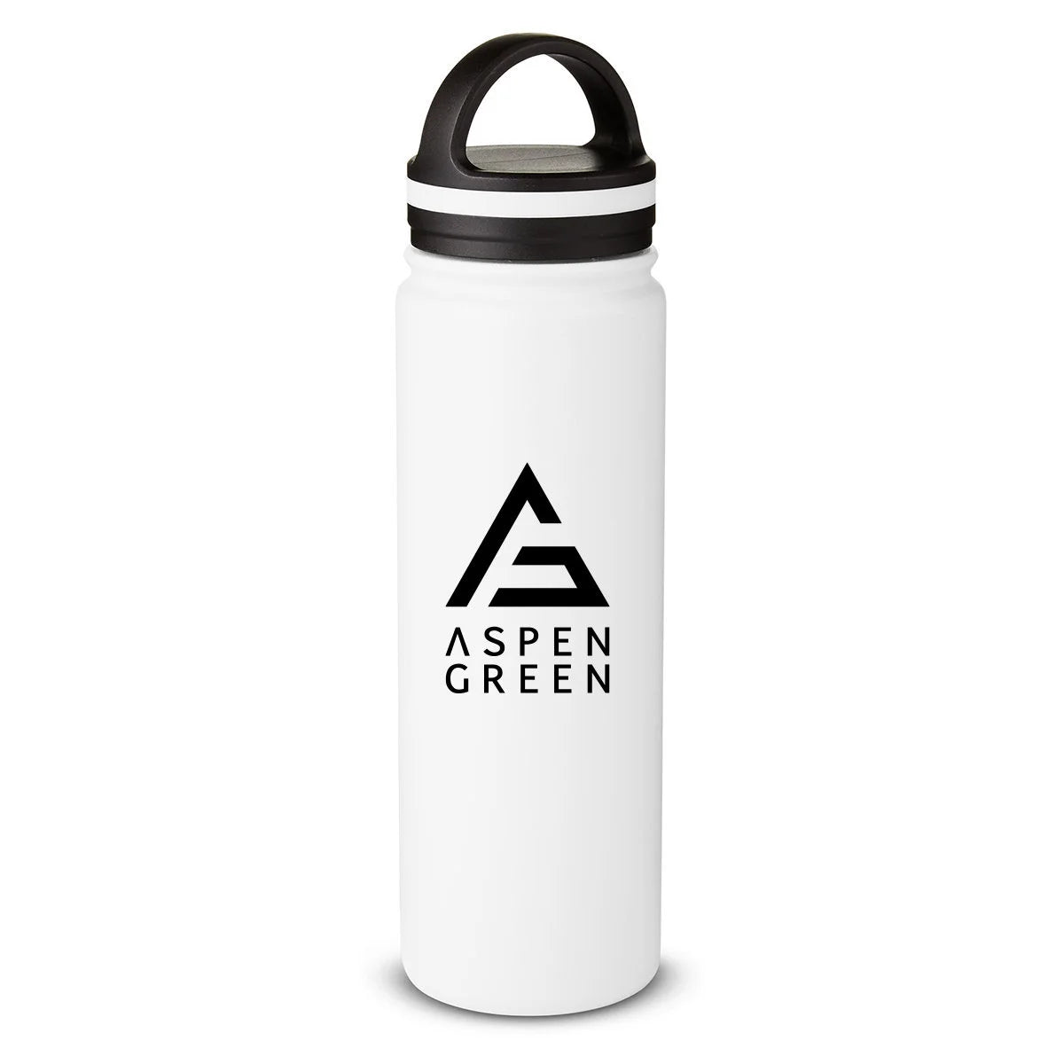 Aspen Green White Tumbler with Lid