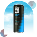 BOLO Blue Raz Blast 10mg THC drink front view