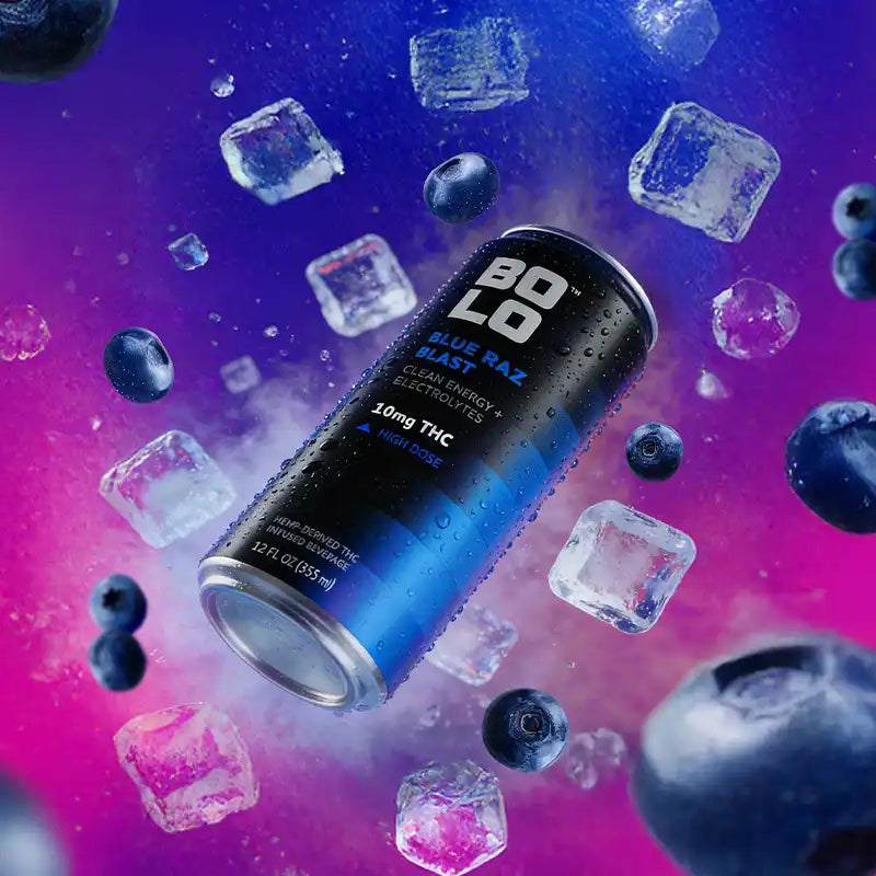 Blue Raz Blast THC Drink (4 Pack) Aspen Green Blue Raz Blast THC Drink (4 Pack) Aspen Green