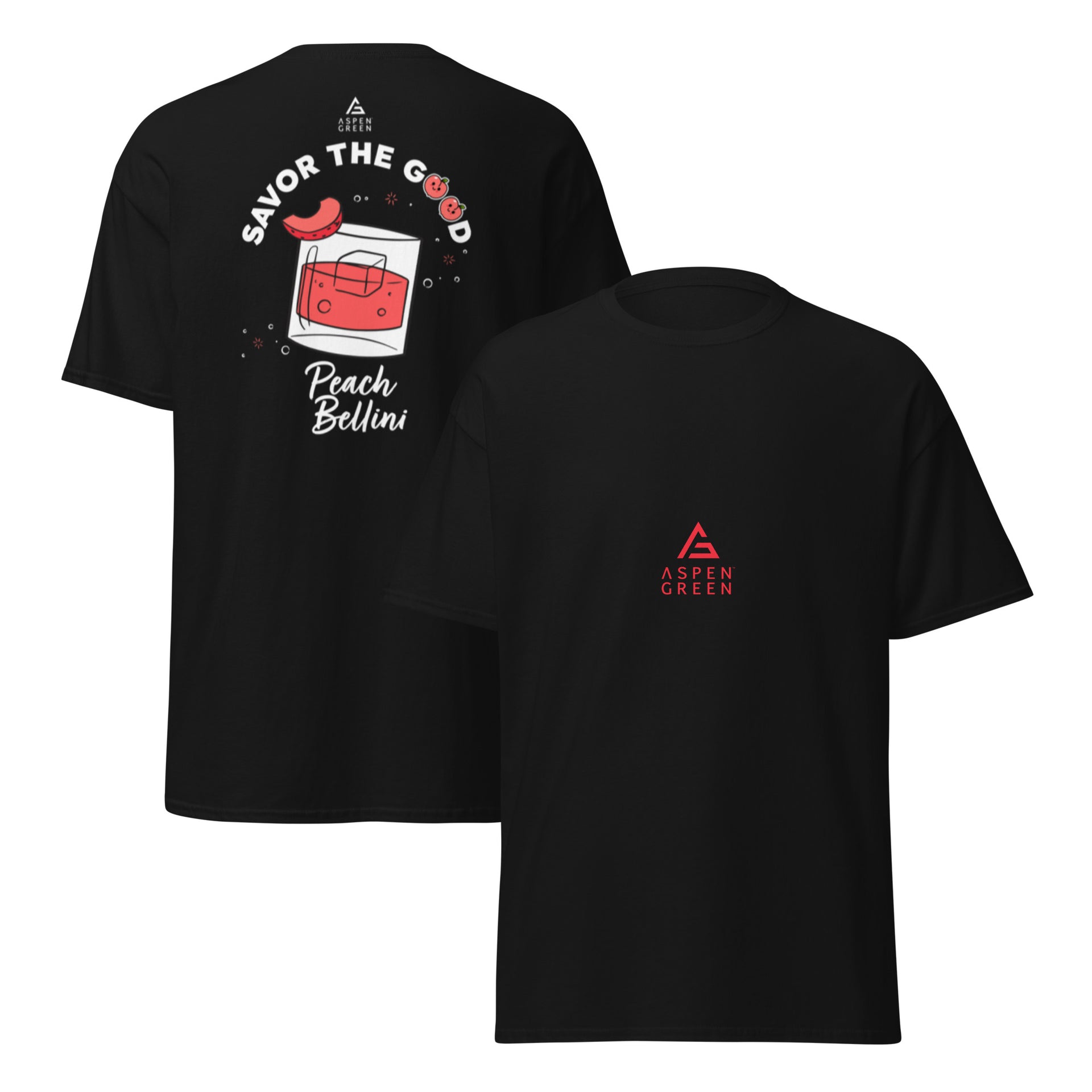 Aspen Peach Bellini classic tee