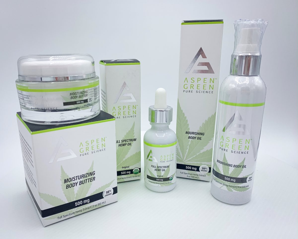 USDA Certified Organic CBD Aspen Green Line