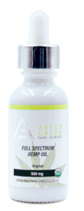 Aspen Green USDA Certified - 500mg Full Spectrum Hemp Oil