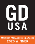 GDUSA 2020 package design award winner