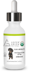 Aspen Green's Unflavored Small Dogs & Cats 250mg Full Spectrum Hemp Extract