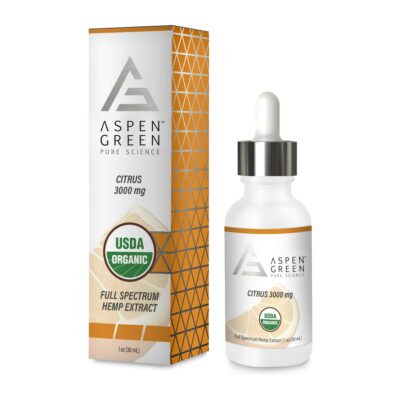Aspen Green's Citrus 3000mg Full Spectrum CBD Oil