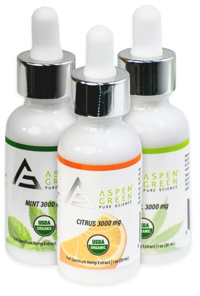 Aspen Green's 3000mg Full Spectrum CBD Oils
