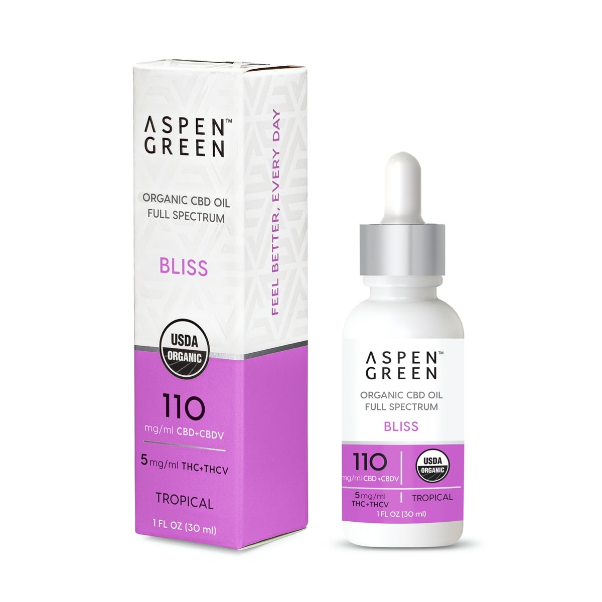 Aspen Green Bliss Organic CBD Oil