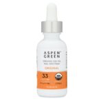 Aspen Green USDA Certified Organic CBD Oil Tincture, Original Strength, Citrus Flavor