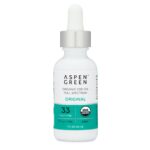Aspen Green USDA Certified Organic CBD Oil Tincture, Original Strength, Mint Flavor