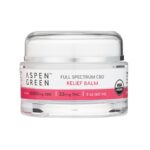 Aspen Green Full Spectrum CBD Relief Balm (1000mg CBD) jar