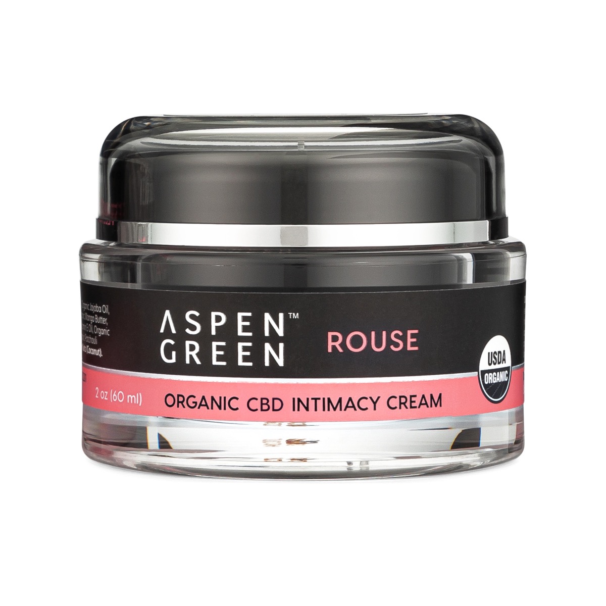 Aspen Green Rouse Full Spectrum CBD Intimacy Cream - USDA Certified Organic, 6700mg CBD