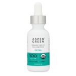 Aspen Green Extra CBD Oil Tincture - USDA Certified Organic, 100mg/ml CBD, Mint Flavor