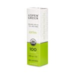 Aspen Green Extra CBD Oil Box - USDA Certified Organic, 100mg/ml CBD, Unflavored