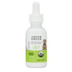 Aspen Green Calm & Mobility Large Dogs Full Spectrum CBD Oil Tincture - USDA Certified Organic, Unflavored