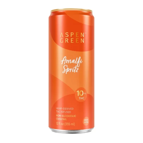 Aspen Green Amalfi Spritz 10mg THC drink front view