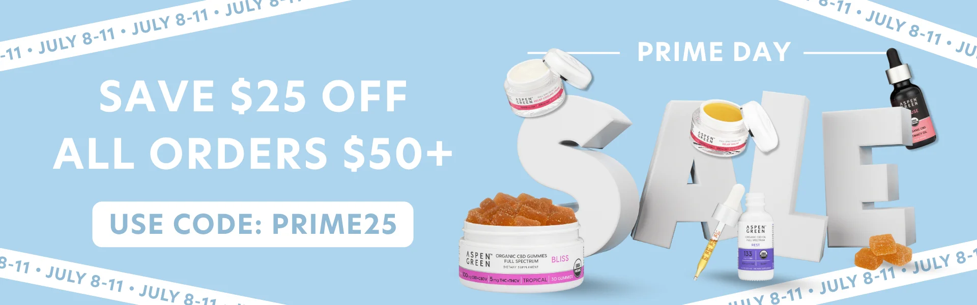  Save $25 Off all orders $50+