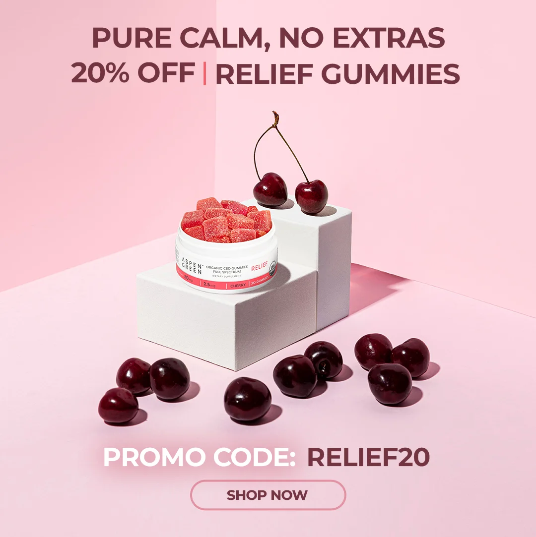 Relief Redefined. Unwind naturally and set the tone for your weekend.