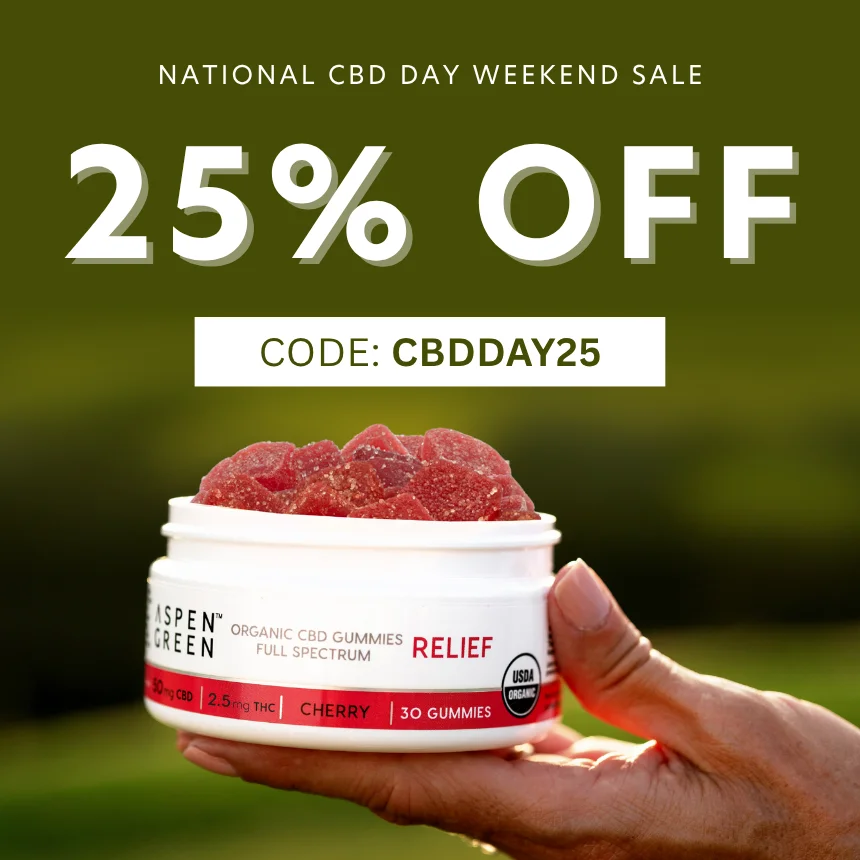 National CBD Day, 25% Off Site Wide