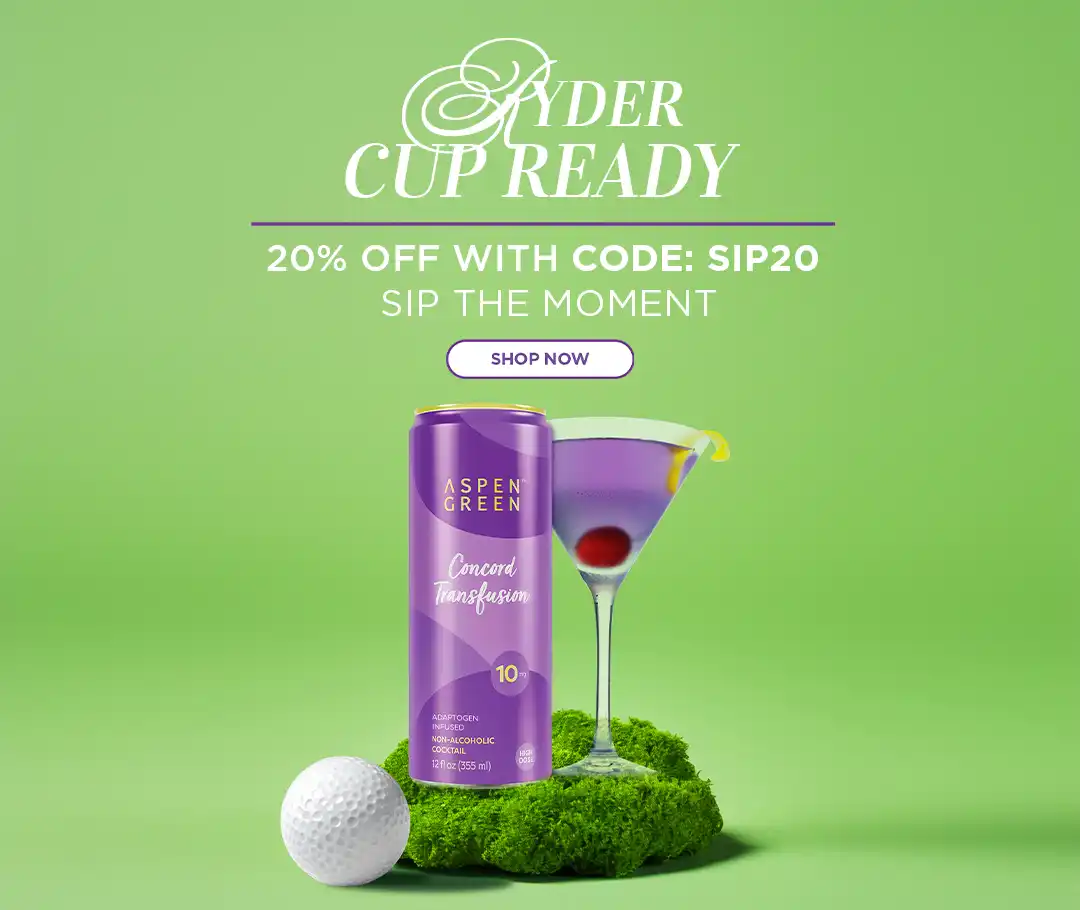 Ryder Cup Ready - 20% Off drinks with code SIP20