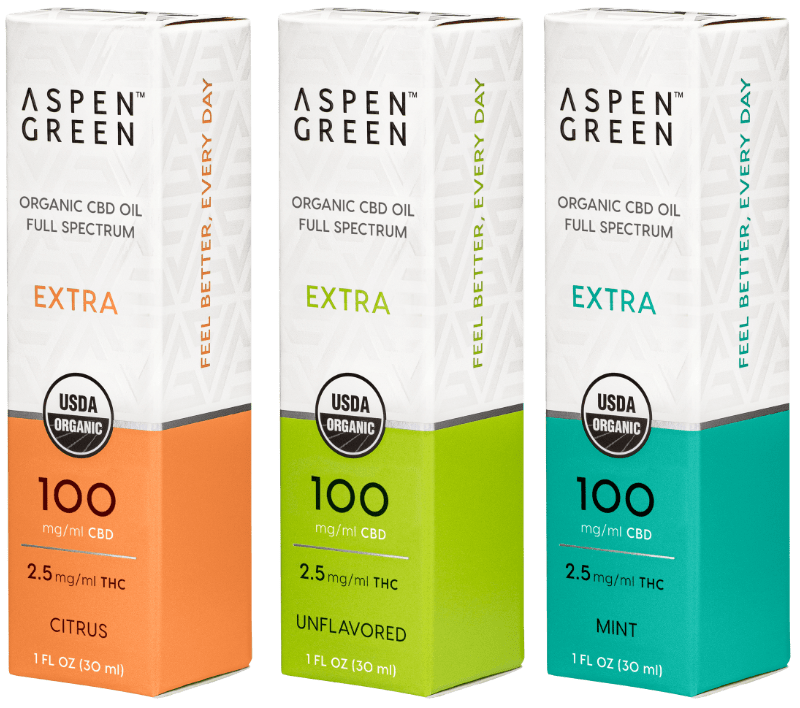 Aspen Green Extra Full Spectrum CBD Oils